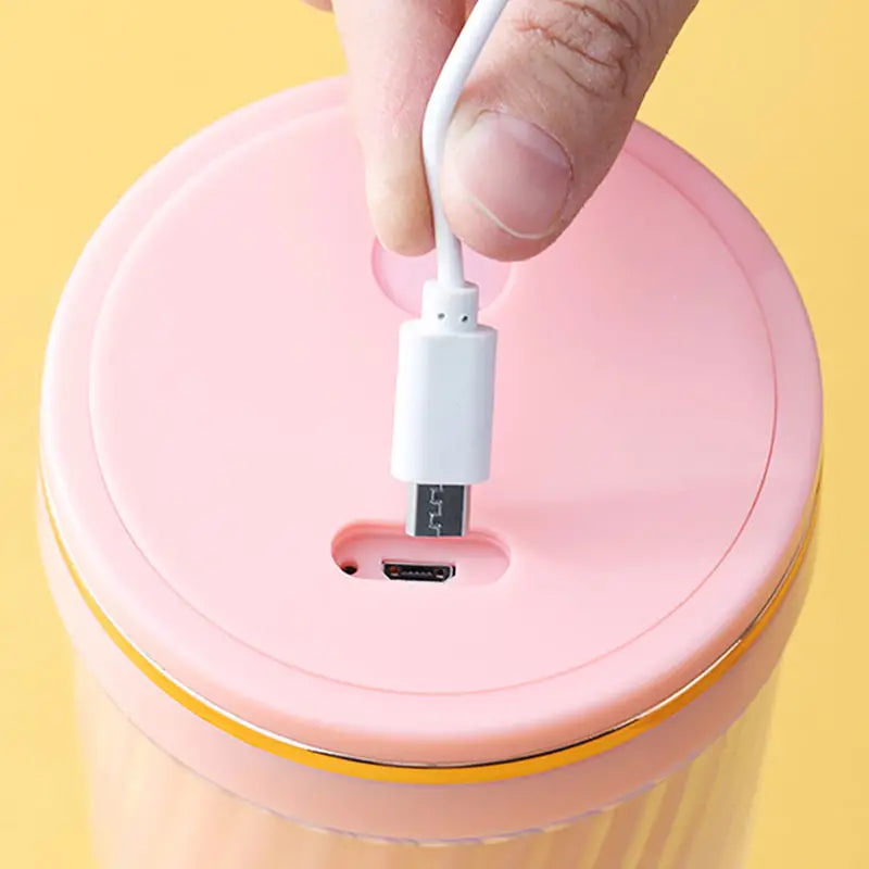 Portable USB Electric Juicer Cup - 300ml Capacity
